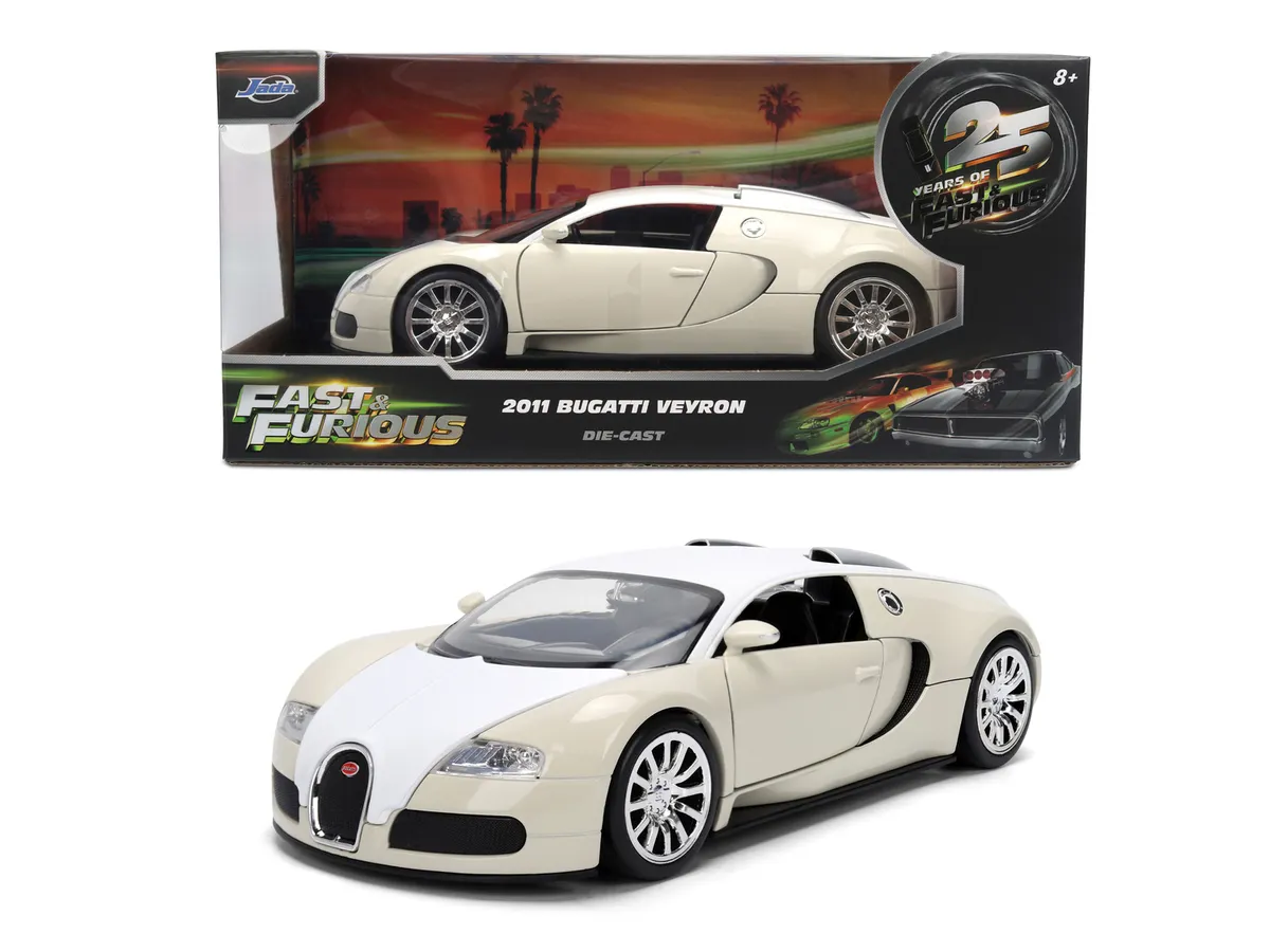 Pojazd Bugatti Veyron 1:24 JADA Szybcy i wściekli 2011  4006333100567