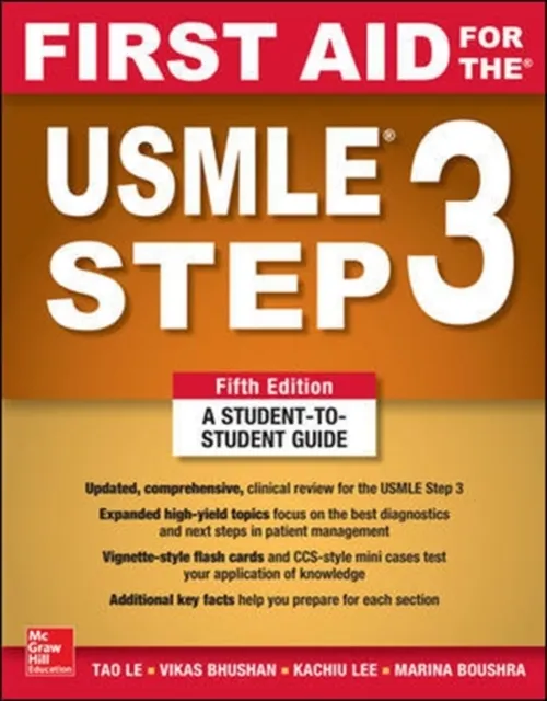 First Aid for the USMLE Step 3, Fifth Edition  9781260440317