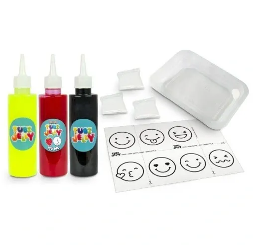Zestaw Tubi Jelly - Emotki, 3 kolory 5901087038373