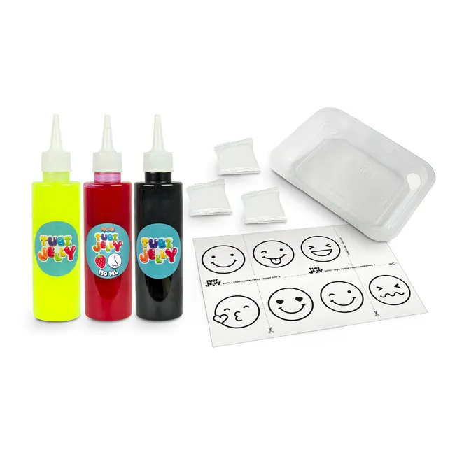 Zestaw Tubi Jelly - Emotki, 3 kolory 5901087038373