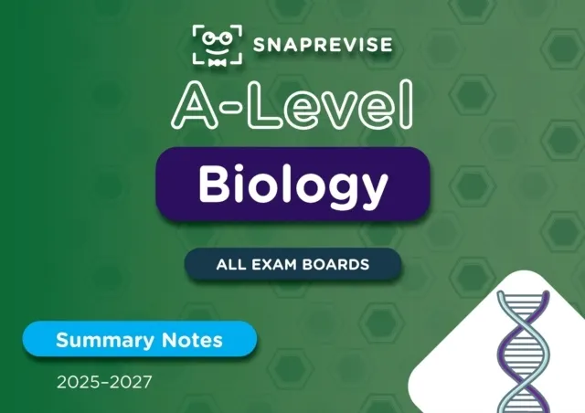 SnapRevise A-Level Biology Summary Notes - Książka w Księgarnia Świat ...