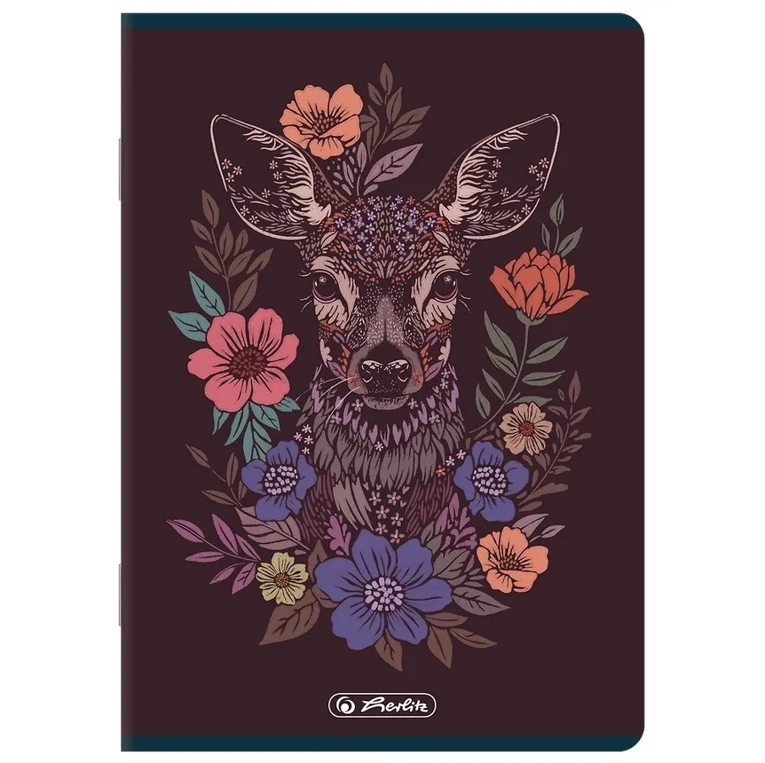 Zeszyt Herlitz Premium Florimals A5/32k kratka z marginesem, 1 szt 5904017459446