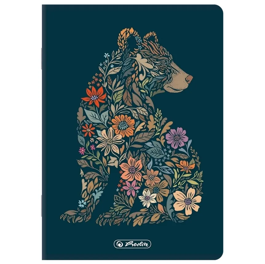 Zeszyt Herlitz Premium Florimals A5/32k kratka z marginesem, 1 szt 5904017459446