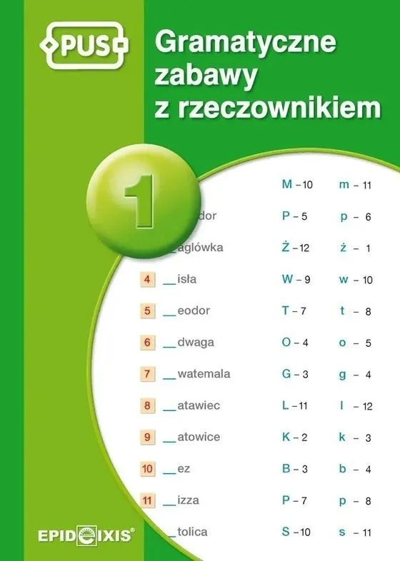 Gramatyczne zabawy z rzeczownikiem 1  9788375142495