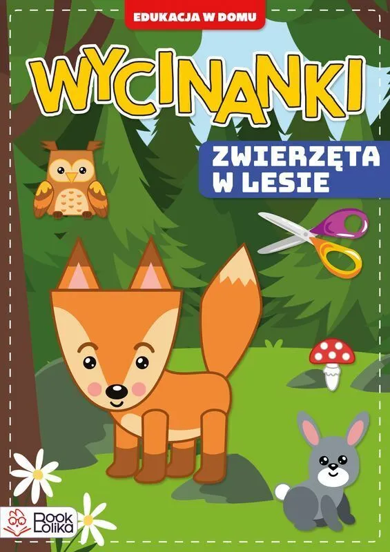 Wycinanki. Zwierzęta w lesie  9788368464221