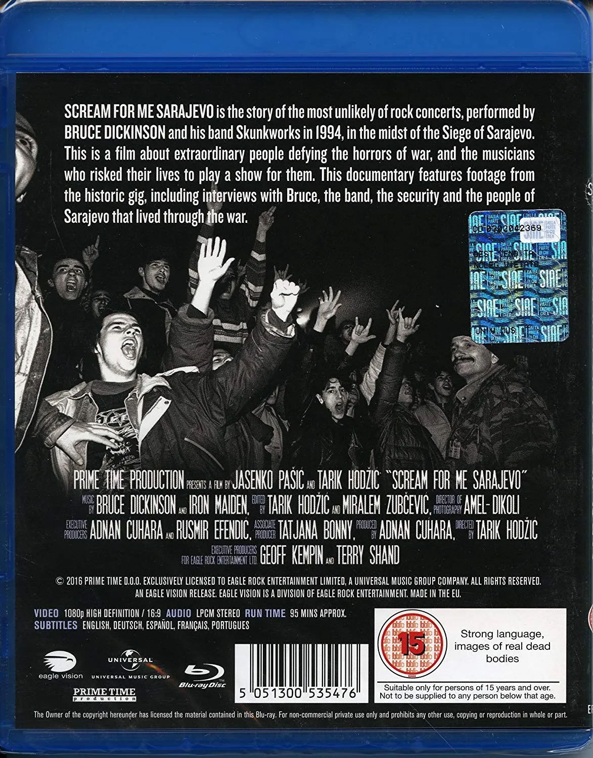 Scream For Me Sarajevo (Blu-ray) 5051300535476
