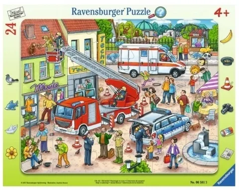 Puzzle w ramce 24 Na ratunek zwierzakom  4005556065813