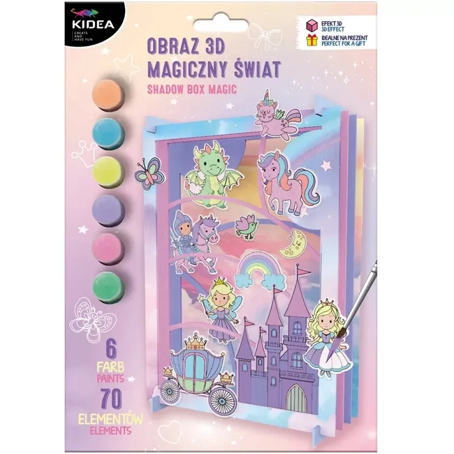 Obraz 3D magiczny świat Kidea 5906601708718