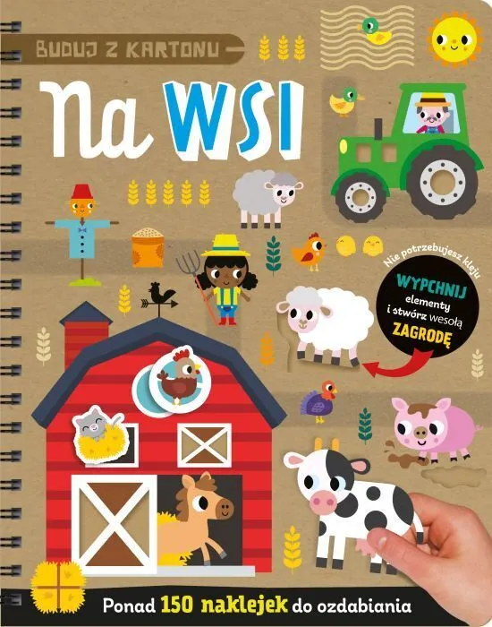 Na wsi. Buduj z kartonu  9788381817325