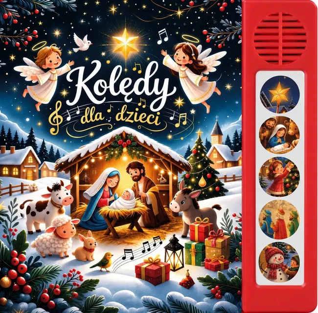 Kolędy dla dzieci. Książka z dźwiękami 9788384247037