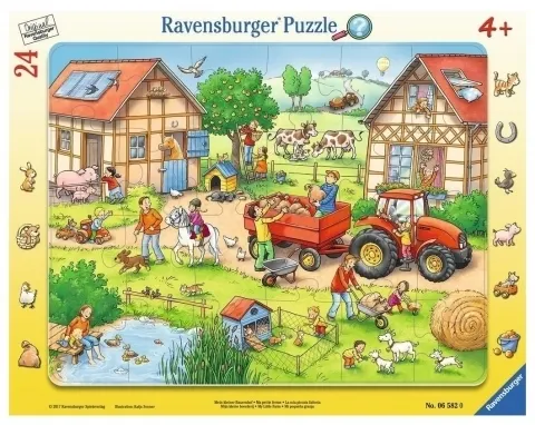Puzzle w ramce 24 Moja mała farma  4005556065820