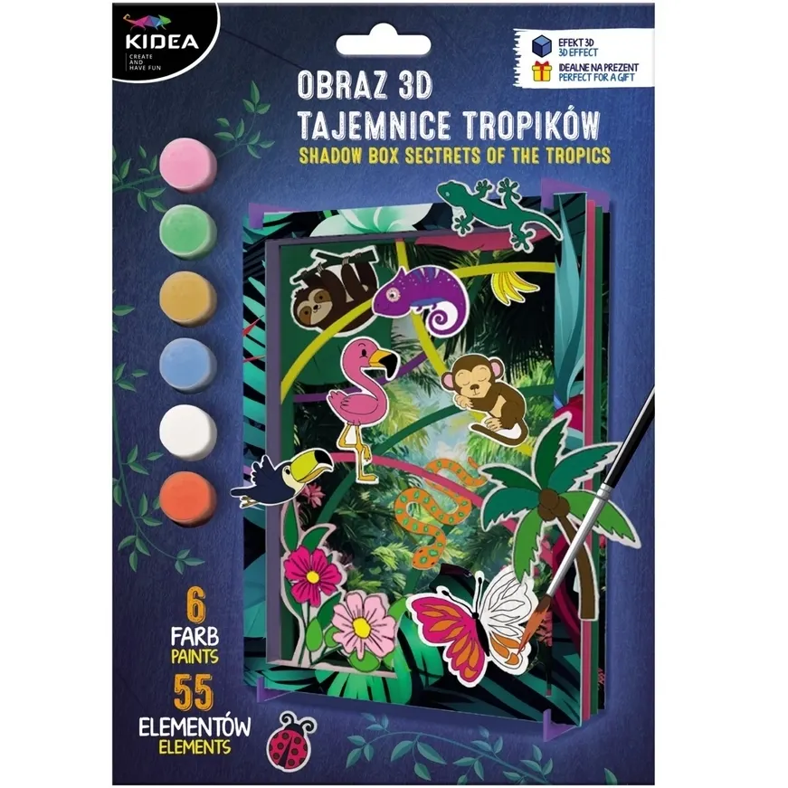 Obraz 3D tajemnice tropików Kidea  5906601708725
