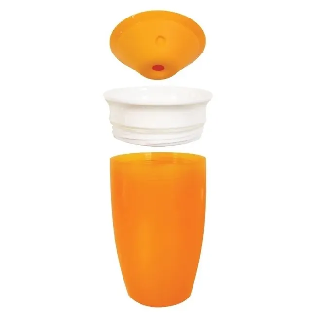 Kubek Munchkin Miracle 360° 296ml pomarańczowy 5019090124447