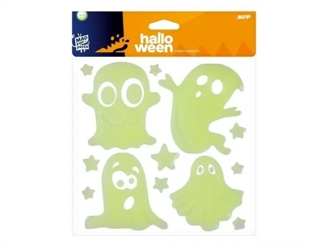 Naklejki Halloween żelowe świecące mix 8595724457466