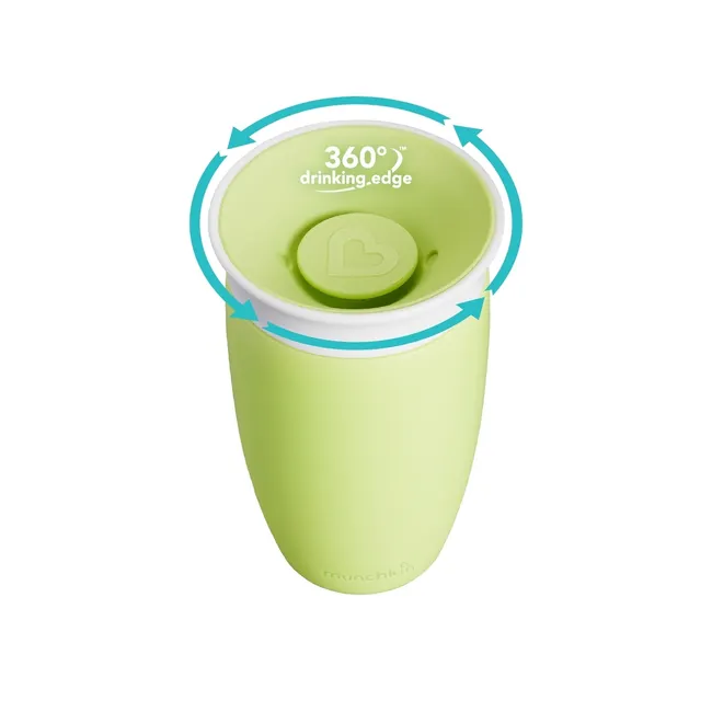 Kubek Munchkin Miracle 360° 296ml zielony 5019090124454