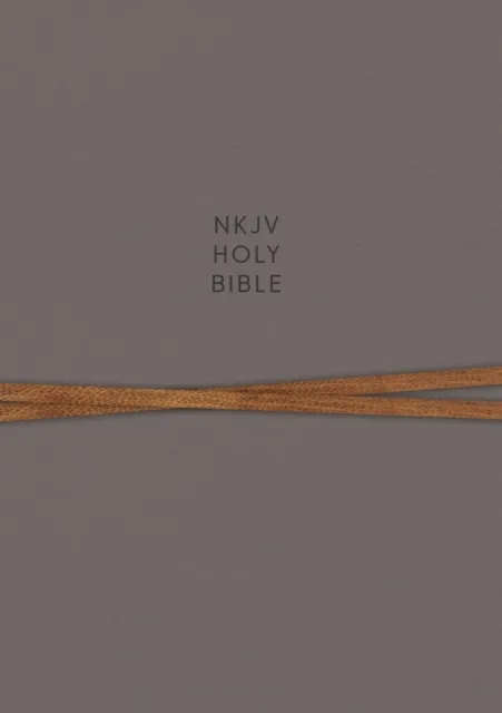 NKJV, Journal the Word Bible, Leathersoft over Board, Gray, Red Letter Edition, Comfort Print  9780785218395