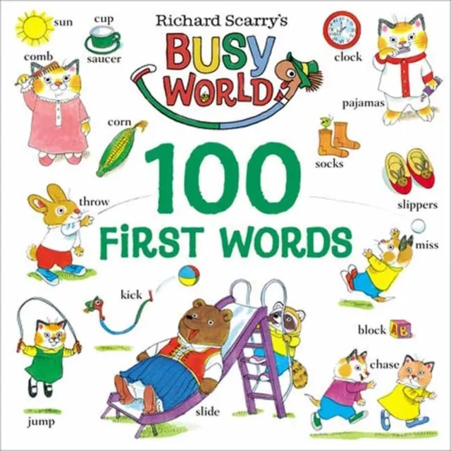 Richard Scarry's 100 First Words (Board book) 9780593434260