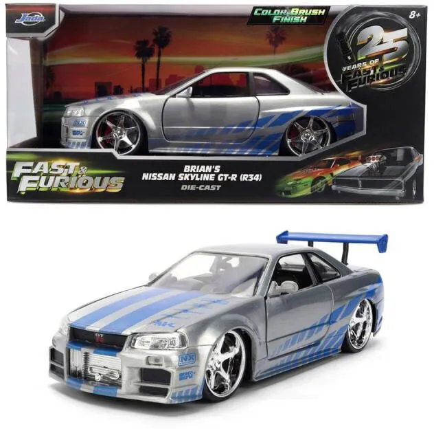 JADA Szybcy i wściekli Nissan Skyline GT-R edycja jubileuszowa 1:24 9336818314R00  4006333107535
