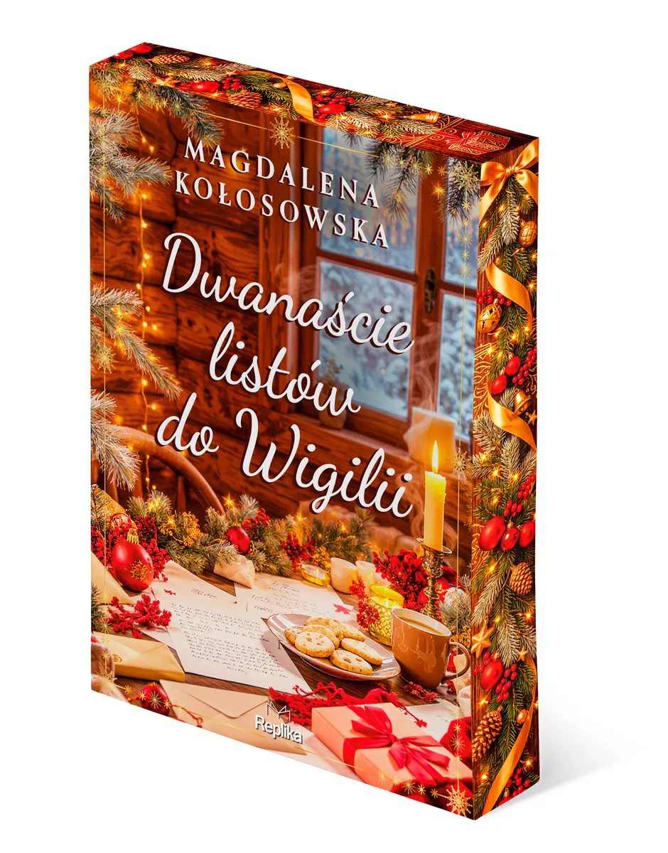 Dwanaście listów do Wigilii (barwione brzegi)  9788368923278