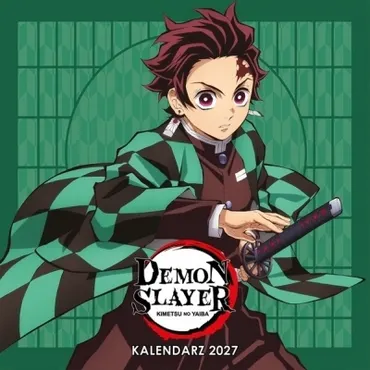 Kalendarz 2027 ścienny Demon Slayer 5906574045605