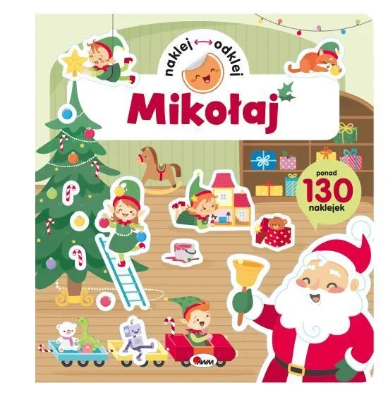 Mikołaj. Naklej odklej 9788381817219