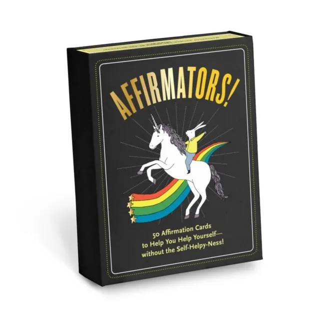 Affirmators! 50 Affirmation Cards Deck to Help You Help Yourself - Without the Self-Helpy-Ness!  9781601067111