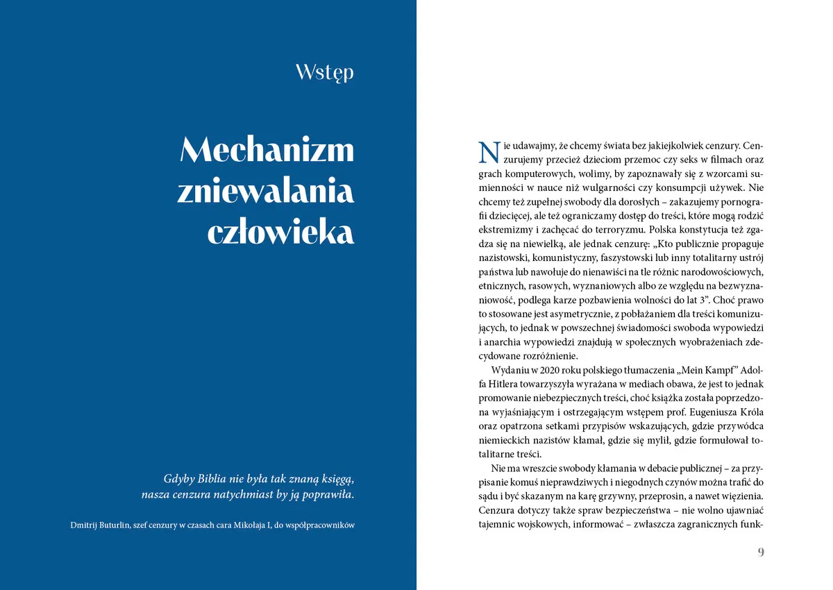 Historia cenzury. Od starożytności do XXI wieku 9788375534184