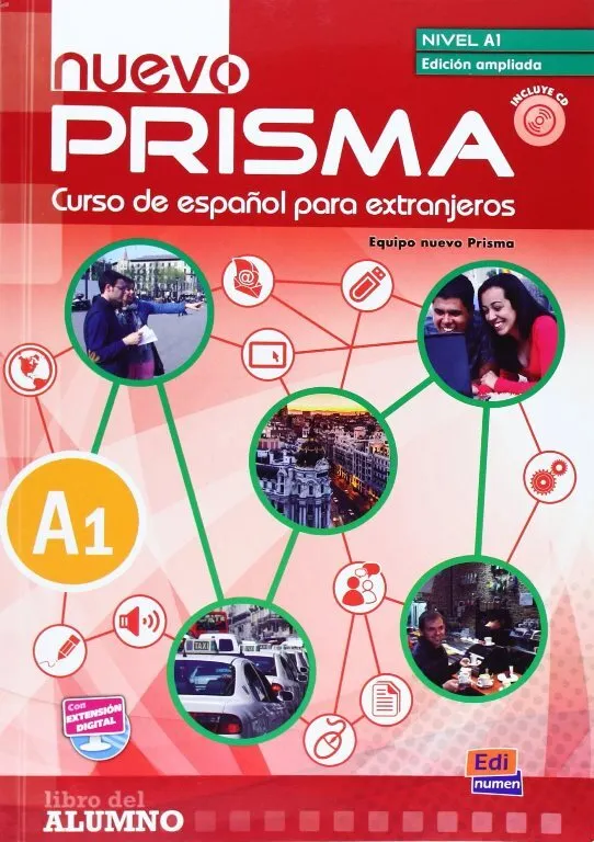 Prisma Nuevo A1 podręcznik + CD wersja rozszerzona Edicion ampliada  9788498486049