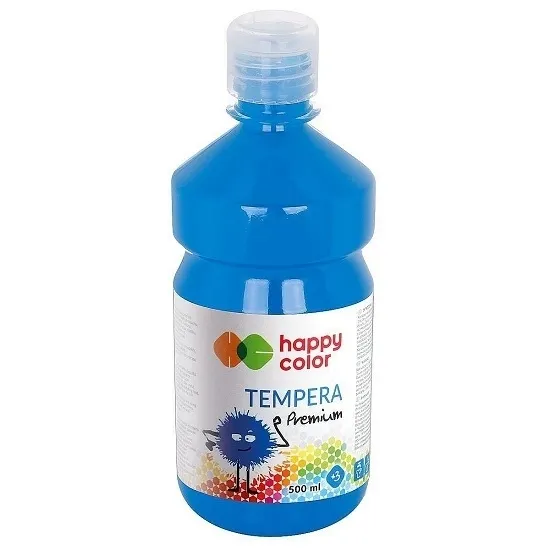 Farba tempera 500 ml - błękitna (347279)  5905130005664