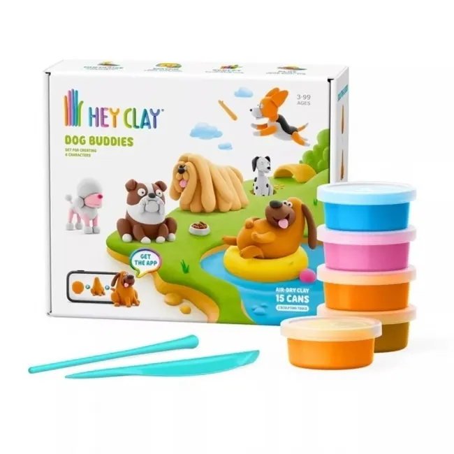 Hey Clay - Zestaw Psi Przyjaciele 15pak  4897105245483