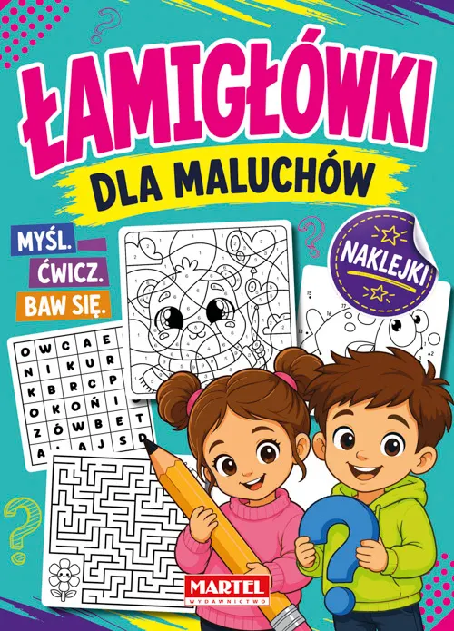 Łamigłówki dla maluchów z naklejkami  9788368930672