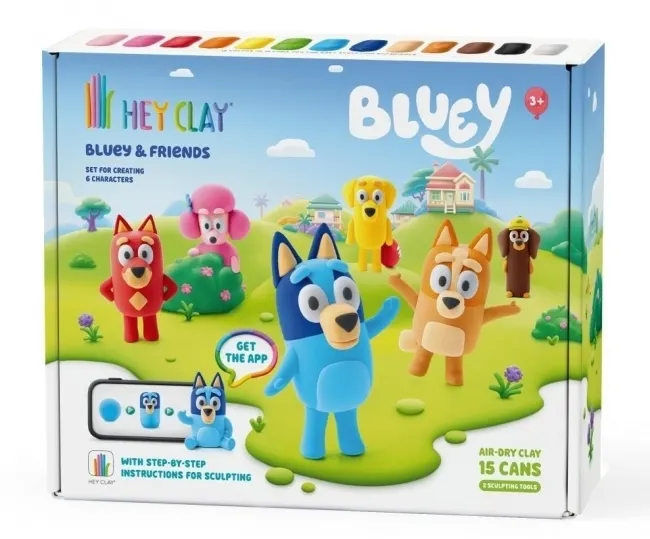 Hey Clay Bluey + akcesoria 15-pak  4897105245568