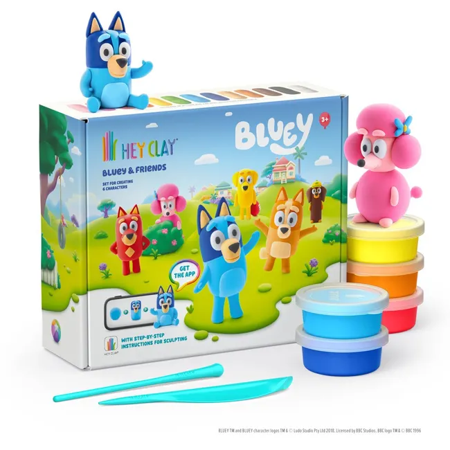 Hey Clay Bluey + akcesoria 15-pak 4897105245568