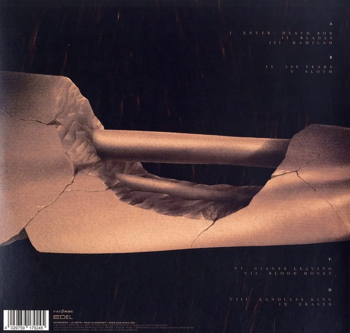 Eraser (Black 2 Vinyl) 4029759179245