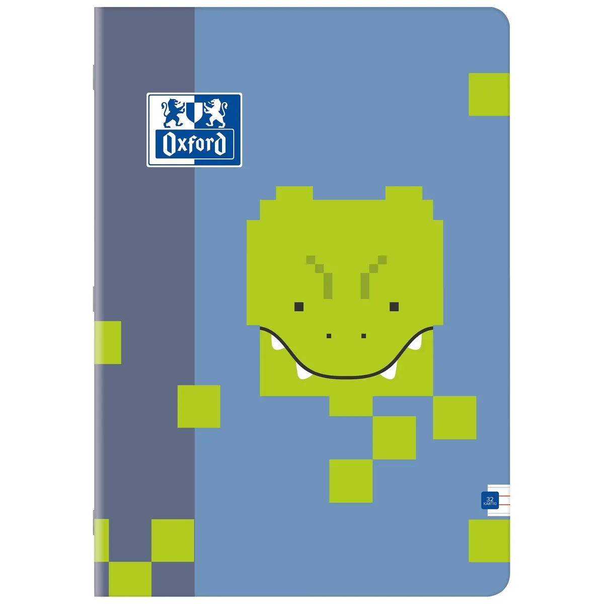 Zeszyt Oxford Zoo Blocks, A4/32K - linia podwójna kolorowa 5904017460244