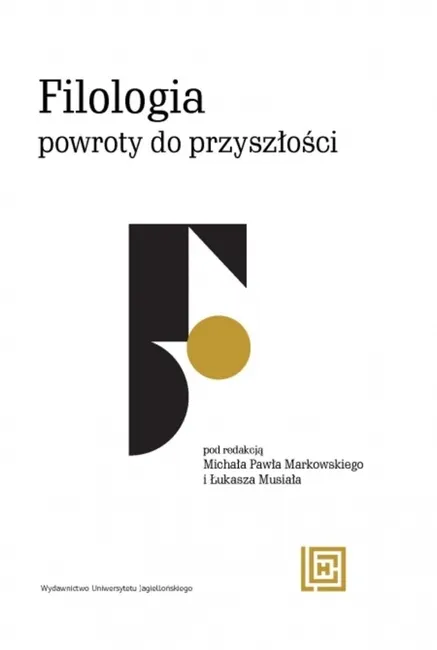 Filologia: powroty do przyszłości 9788323355113