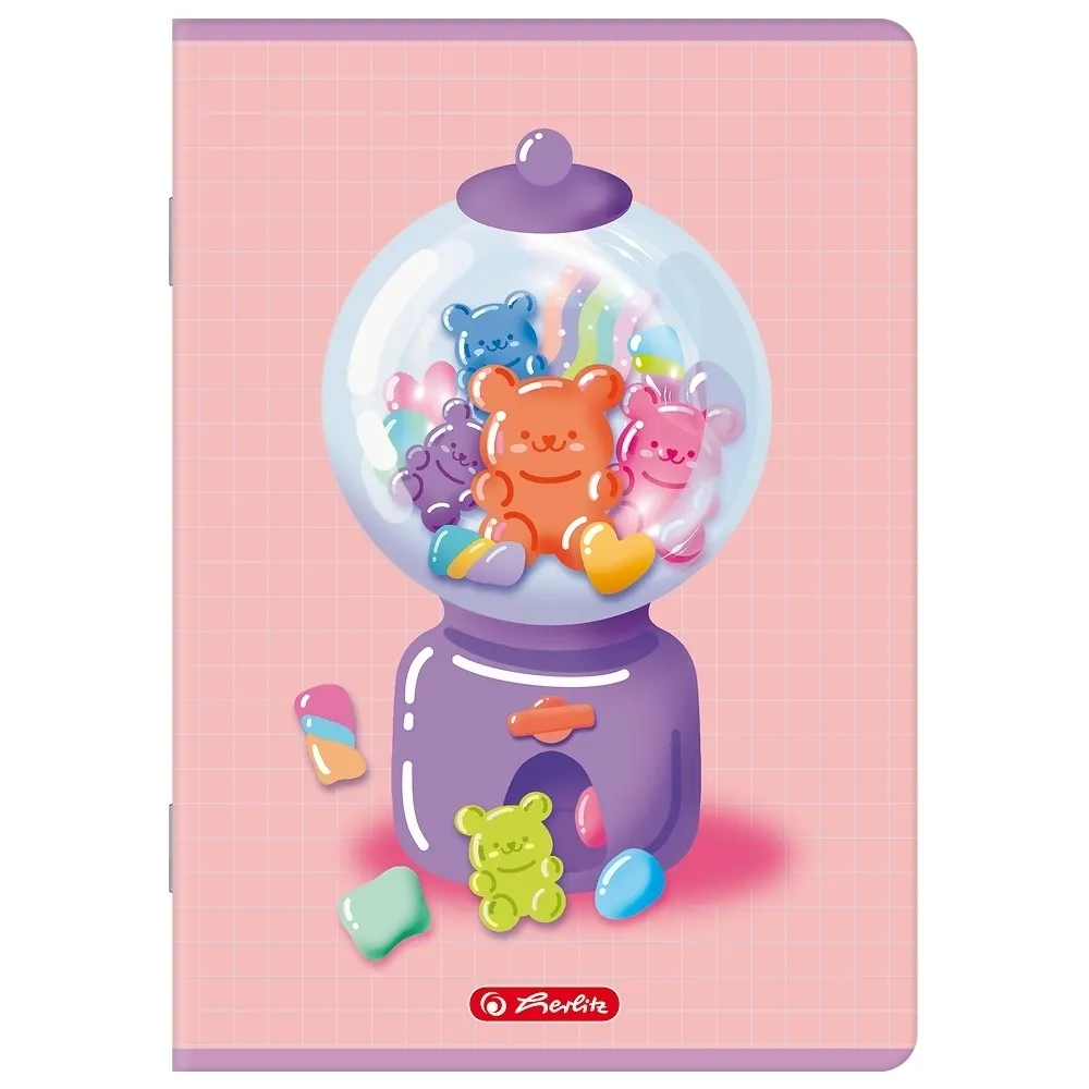 Zeszyt Herlitz Standard Jelly A5/32k kratka z marginesem, 1 szt 5904017457787