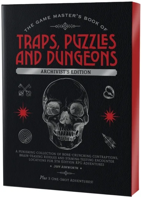 The Game Master's Book of Traps, Puzzles and Dungeons Archivist's Edition 9781964487892