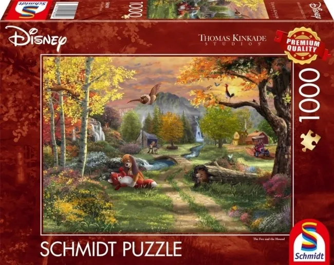 Puzzle 1000 Lis i Pies (Disney)  4001504580506