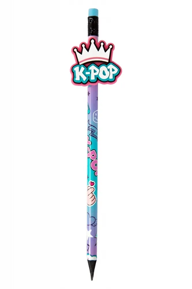 Coolpack, Ołówki z gumową nakładką - K-Pop Dark, 2 szt 5907360027638