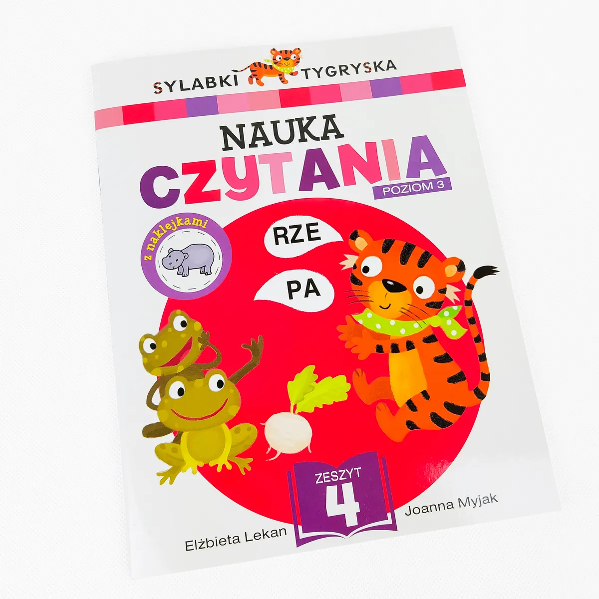 Sylabki Tygryska. Nauka czytania Poziom 3. Zeszyt 4 9788327496881
