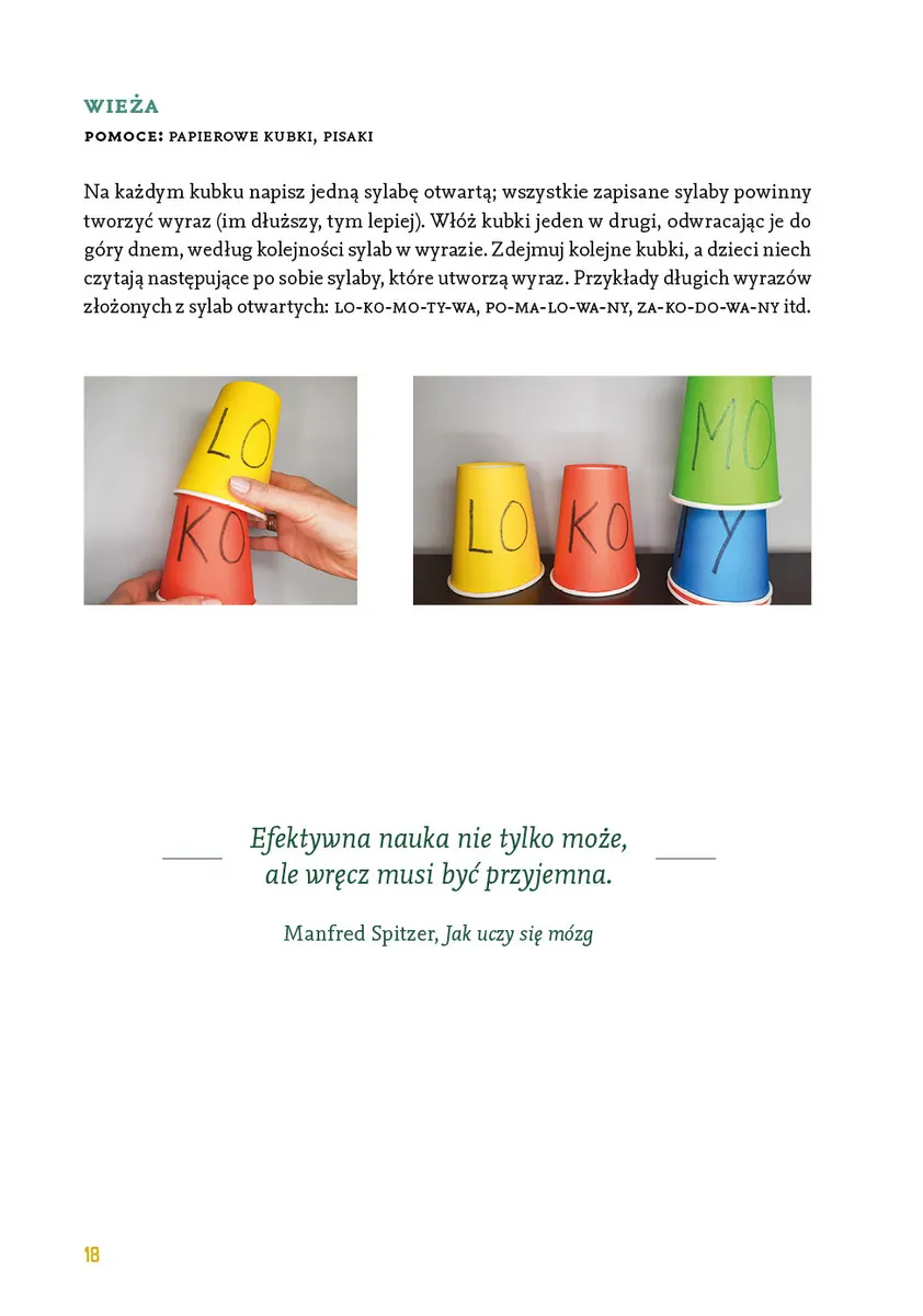 Sylabowe zabawy. Nauka czytania poprzez ruch i zabawę bez kart pracy 9788383094687