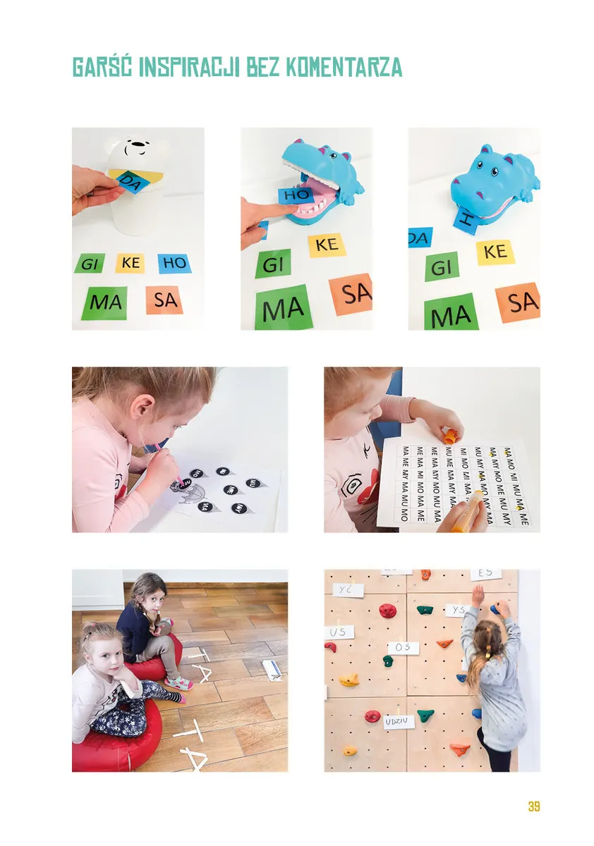 Sylabowe zabawy. Nauka czytania poprzez ruch i zabawę bez kart pracy 9788383094687
