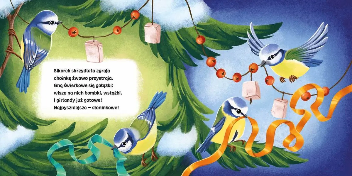 Leśna Wigilia. Książka z puzzlami 9788383882680