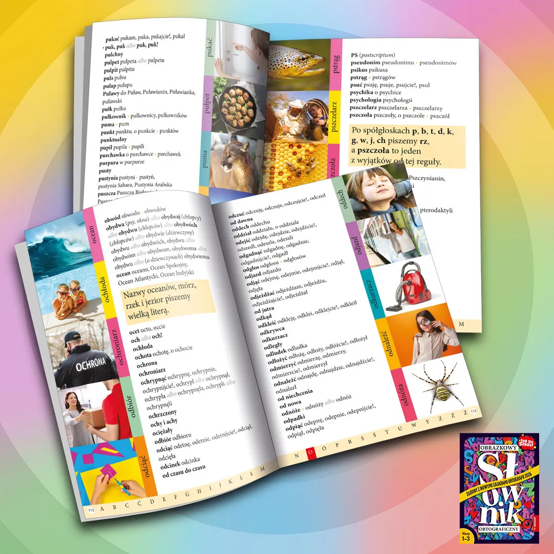 Idę do szkoły. Zaktualizowany obrazkowy słownik ortograficzny. Klasy 1-3 9788379126897