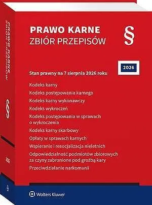 Kodeks karny. Zbiór przepisów  9788384384558