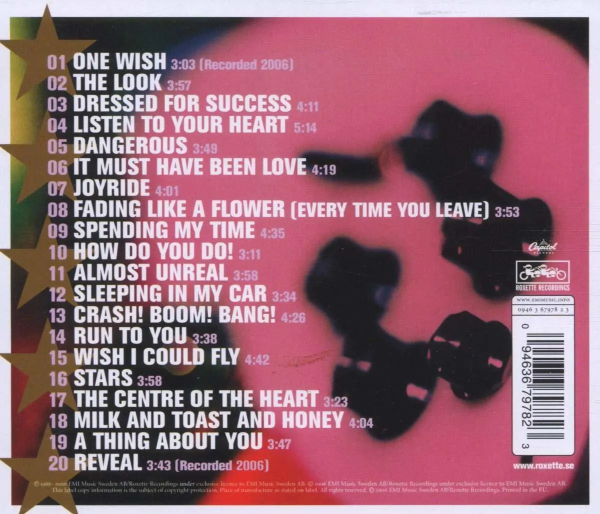 A Collection Of Roxette Hits - Their 20 Greatest Songs! 094636797823