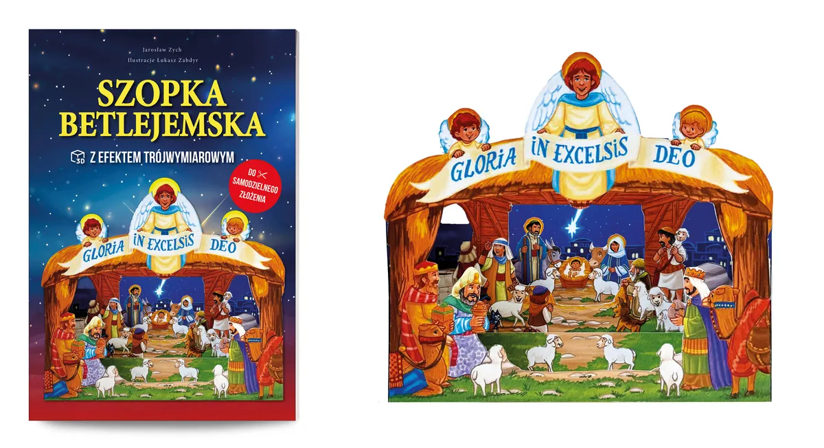 Szopka Betlejemska z efektem trójwymiarowym  9788368030686
