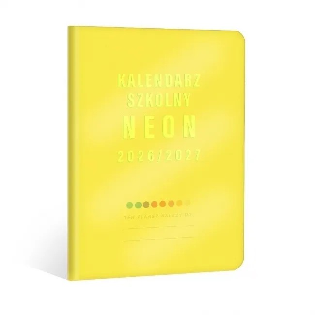 Kalendarz szkolny 2026/2027 "NEON"  5904257475374