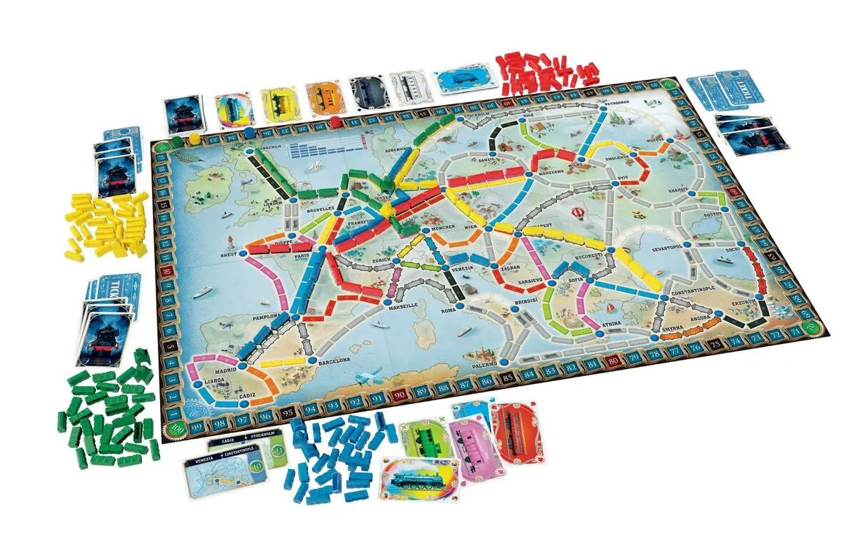 Gra Wsiąść do Pociągu Europa 824968211021